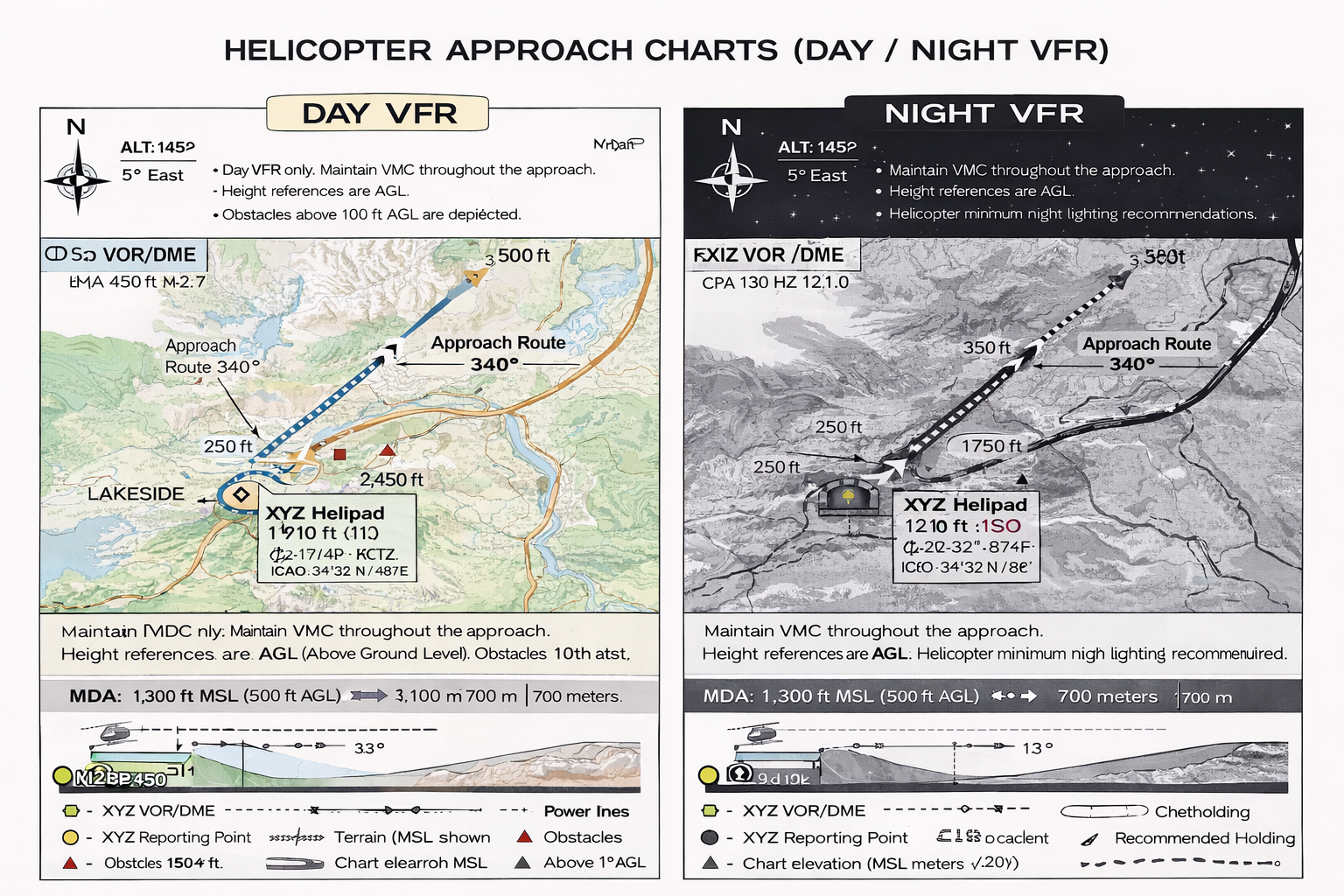 Helicopter Approach Chart